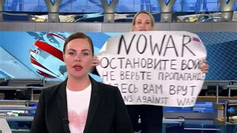 Russian Tv Journalist Who Protested Ukraine War On Air Turns Up In