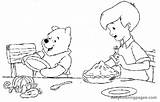 Coloring Thanksgiving Pooh Winnie Pages Sheets Choose Board Printable sketch template