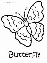 Butterfly Coloring Pages Color Butterflies Printable Kids Sheets Applique Flower Template Patterns Animal Print Spring Text Pattern Printables Book Sheet sketch template