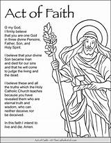 Faith Prayers Thecatholickid Worksheets God Kid sketch template