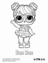 Bon Lol Coloring Pages Doll Surprise Printable Dolls Color Bonbon Colorear Para Choose Board Lotta Her sketch template