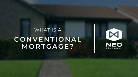 conventional mortgage