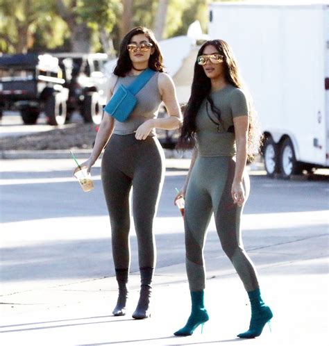 Dead Ass Twins Kim K And Kylie Jenner Strut Their Hot