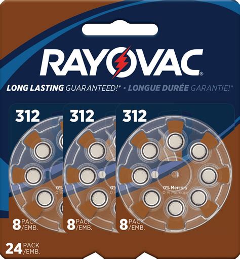 rayovac size  hearing aid batteries  pack walmart canada