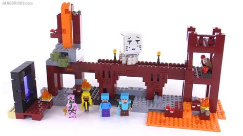 lego minecraft  nether fortress reviewed set