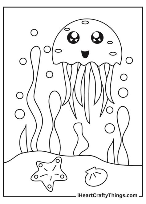 jellyfish coloring pages unicorn coloring pages fish coloring page