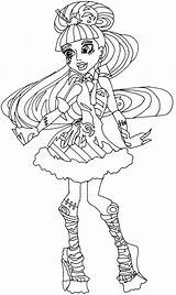 Monster High Coloring Frankie Sweet Stein Screams Pages Printable Sheets Dolls 1600 Print Printables Popular Abbey Girls sketch template