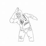 Mysterio Wwe Getdrawings Reigns Getcolorings sketch template