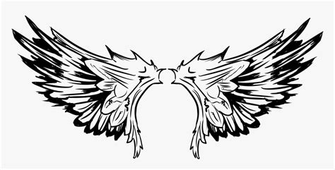 Tattoo Of Pro Wings Vector The Bird Clipart Tribal Wing