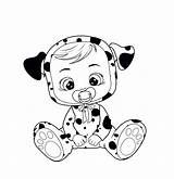 Cry Baby Coloring Babies Dotty Book Colorier Crybabies Veux Toys Tu A4 Des Sites sketch template