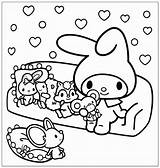 Melody Coloring Pages Animals Kids sketch template