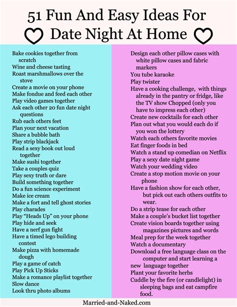 10 best date night at home ideas 2020