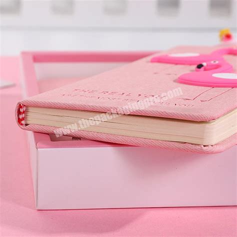 hot selling pink cute kawaii undated blank journal diary kids notebook