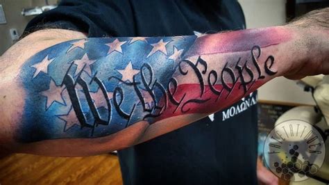 Pin By Marc Dayton On Ink American Flag Tattoo American