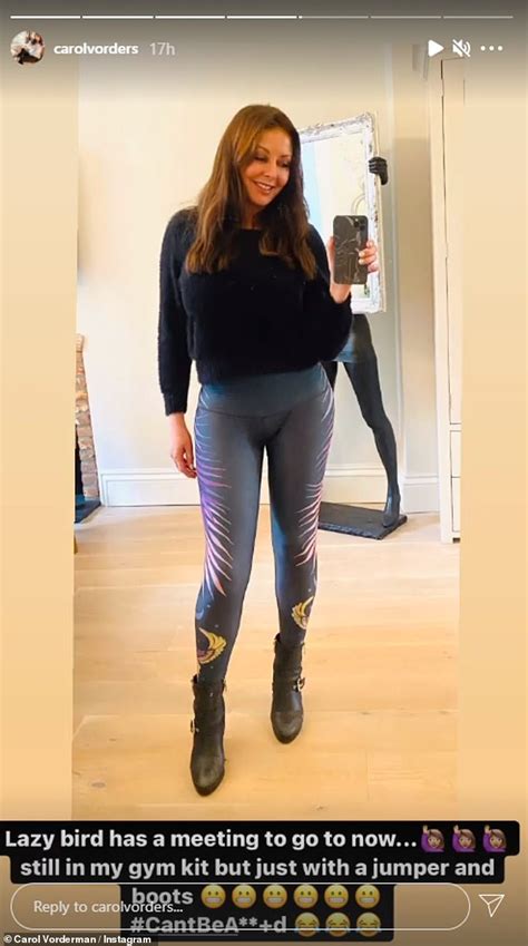 carol vorderman 60 flaunts her incredible physique in skin tight gym