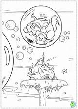 Dinokids Coloring Minky Momo Close sketch template