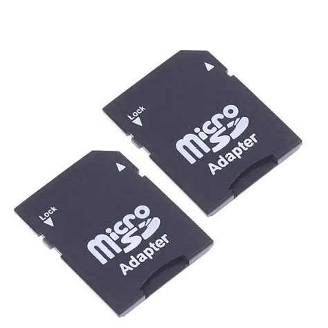 pc micro sd transflash tf  sd sdhc memory card adapter sd card converter fine  computer