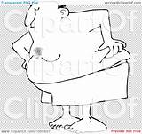 Illustration His Pinching Handles Boxers Outline Fat Coloring Man Clip Royalty Vector Djart Transparent Background Description Stock sketch template