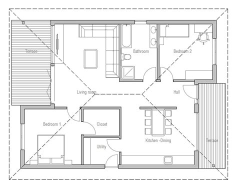 affordable house plan  tiny lot   bedrooms  covered terrace