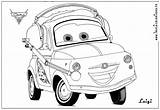 Luigi Coloriages Cars2 Mansion Bagnoles Corvette Boo sketch template