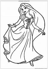 Rapunzel Princesa Princesas Tangled Atividades Cavalo Próximo sketch template