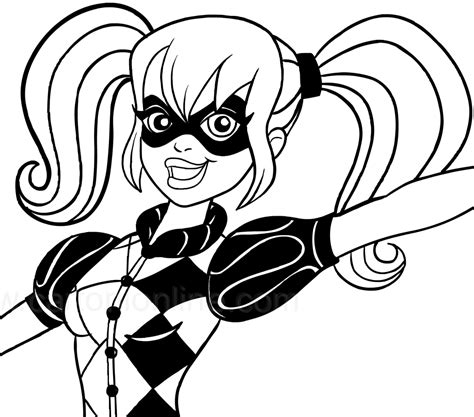 dc superhero girls coloring pages  getcoloringscom  printable