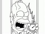 Homer Disegno Winslow Simpsons Disegnidacolorareonline Successivo sketch template