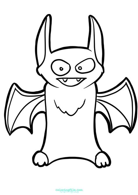 cute halloween bat coloring pages bat coloring pages halloween
