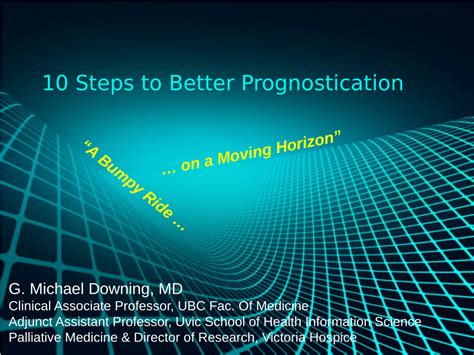 steps   prognostication