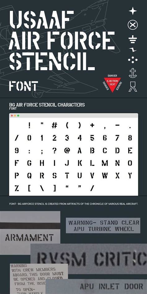 usaaf air force stencil font stencil font fonts stencils