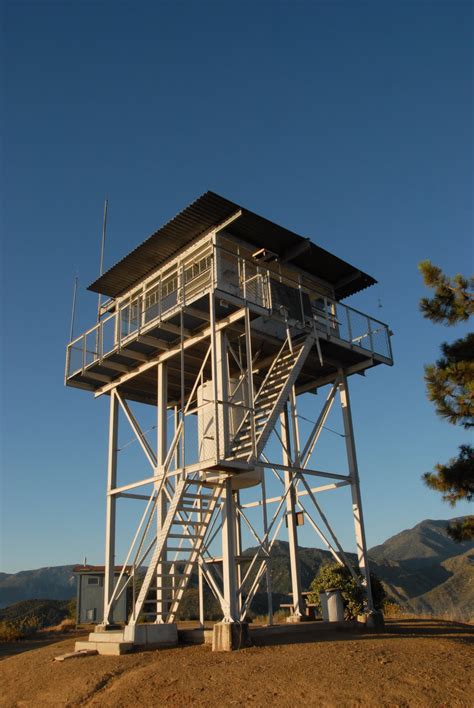 fire lookout tower standard lookout steel structure  forest service
