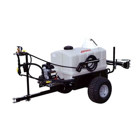 trailed sprayer pro series demco manufacturing  small farm folding arms centrifugal