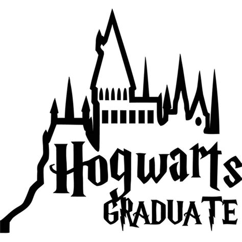 Harry Potter Hogwarts Graduate Vinyl Decal