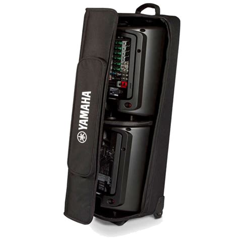 yamaha rolling carrying case  stagepas  portable pa system