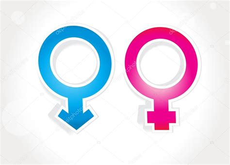 Male And Female Sex Symbol Vector — Stock Vector © Rikky18 33848597