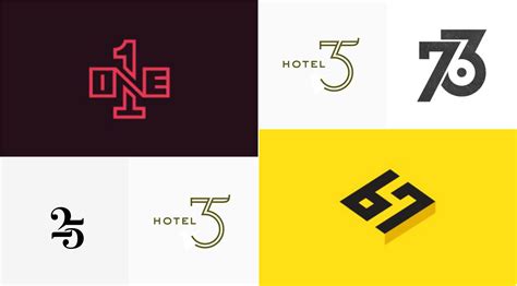 inspiring number logo designs inspirationfeed