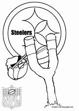 Steelers Coloring Pages Pittsburgh Nfl Draw Learn Trending Days Last sketch template