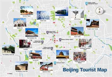 Beijing Map Map Of Beijing S Tourist Attractions And Subway