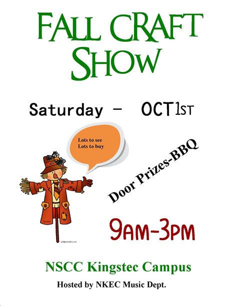 fall craft show  nscc kingstec campus kentville october