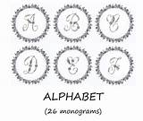 Monograms Fonts Letter sketch template