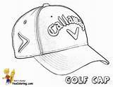 Coloring Cap Golf Hat Designlooter Yescoloring 07kb 1210 sketch template
