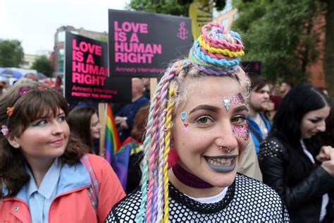 northern ireland gay rights thousands march in belfast