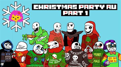 holiday undertale comic christmas party au 1 5 youtube