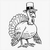 Turkey Coloring Cute Kids Thanksgiving Printables Pages Wearing Roundup Hat Coloringbay sketch template
