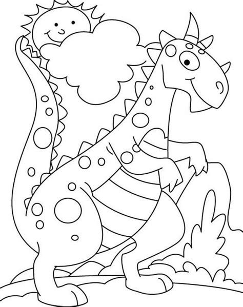 cute dinosaur coloring pages   cute dinosaur coloring