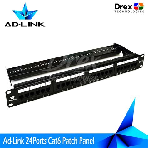 ad link  ports patch panel cat fully loaded ru  port patch panel cat shopee philippines