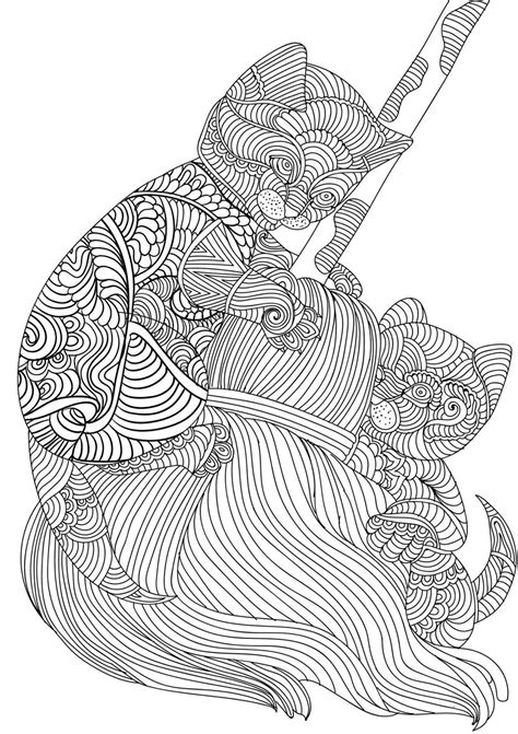 adult coloring pages cats  jpg  cat coloring book