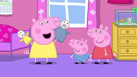 peppa pig season  episode  chloes puppet showbabysittin full show  paramount