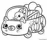 Coloring Pages Cars Cutie Shopkins Printable Bumper Balloons Colouring Print Info Book Girls Sheets sketch template