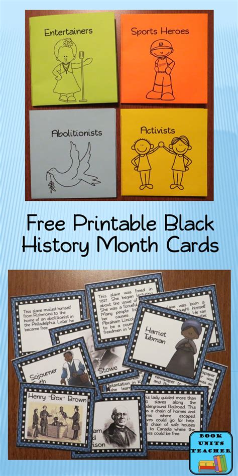 black history month abolitionists book units teacher